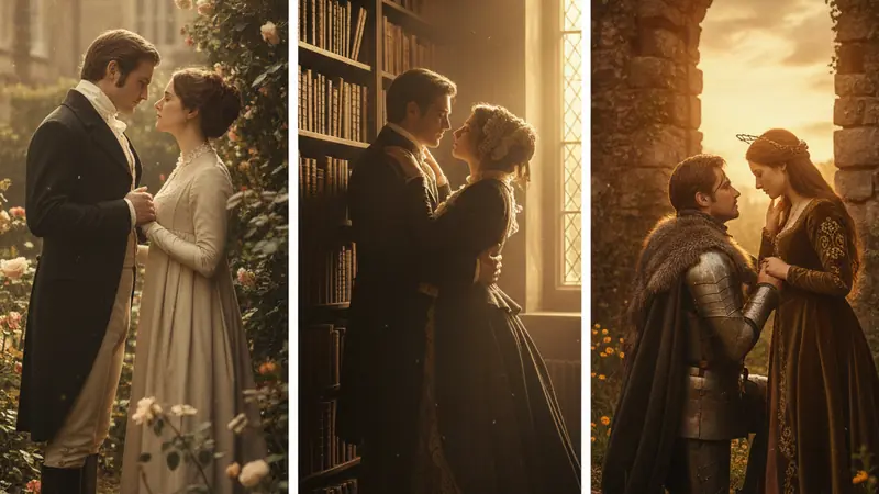 Historical Romance Subgenre Illustration